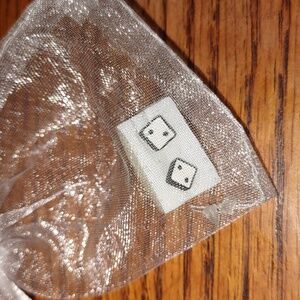 NEW Double Deuce Dice earrings!